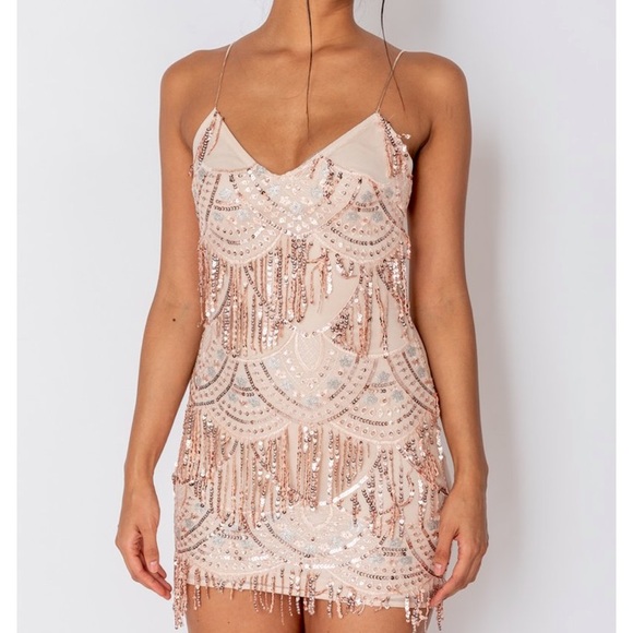 Dresses & Skirts - NWT Nude Party Dress US size 10/ UK size 14